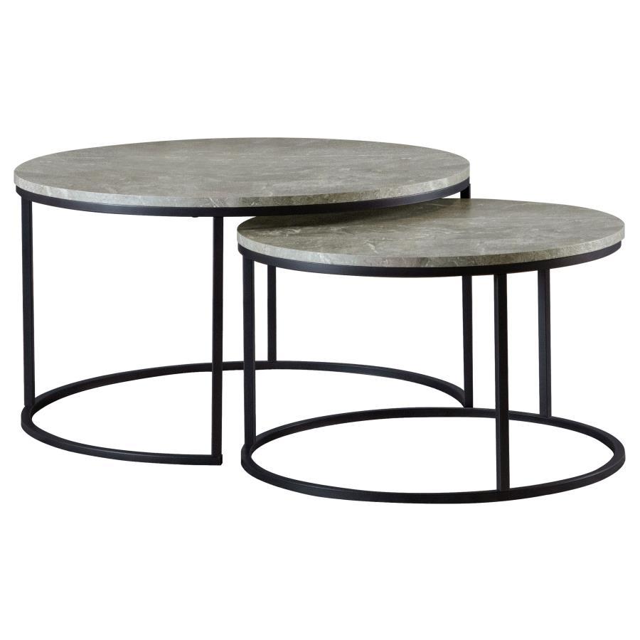 Lainey - Round Table Set - Gray