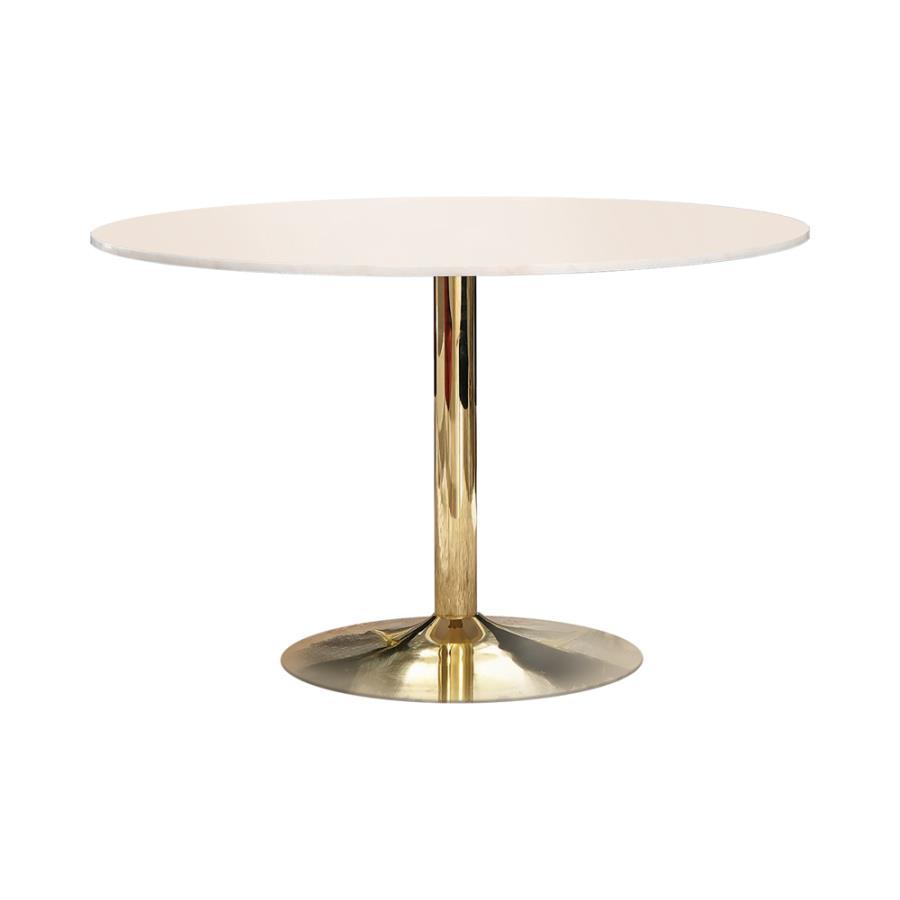 Kella - Round Dining Table - White