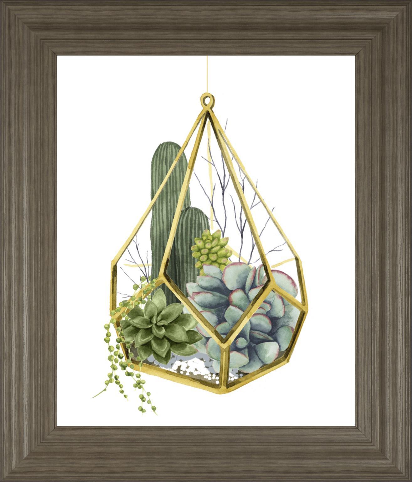 Wild Terrarium IV By Grace Popp 22x26 - Green