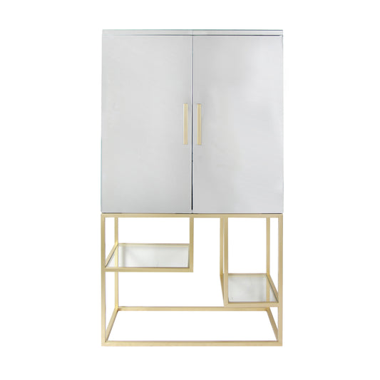 Metal Cabinet 63" - Gold