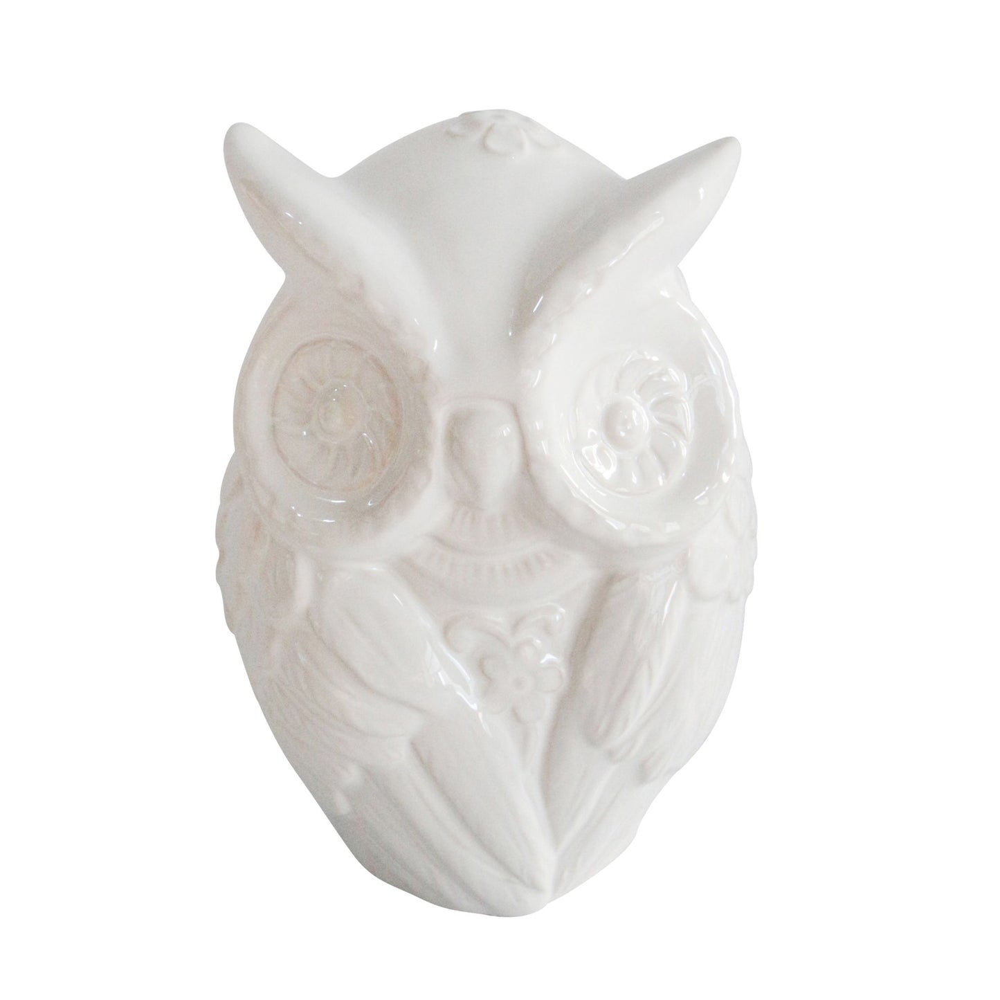 Owl Figurine - White