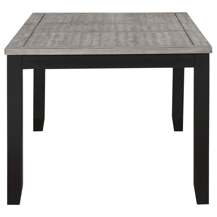 Elodie - 5 Piece Dining Set - Dark Gray - Wood