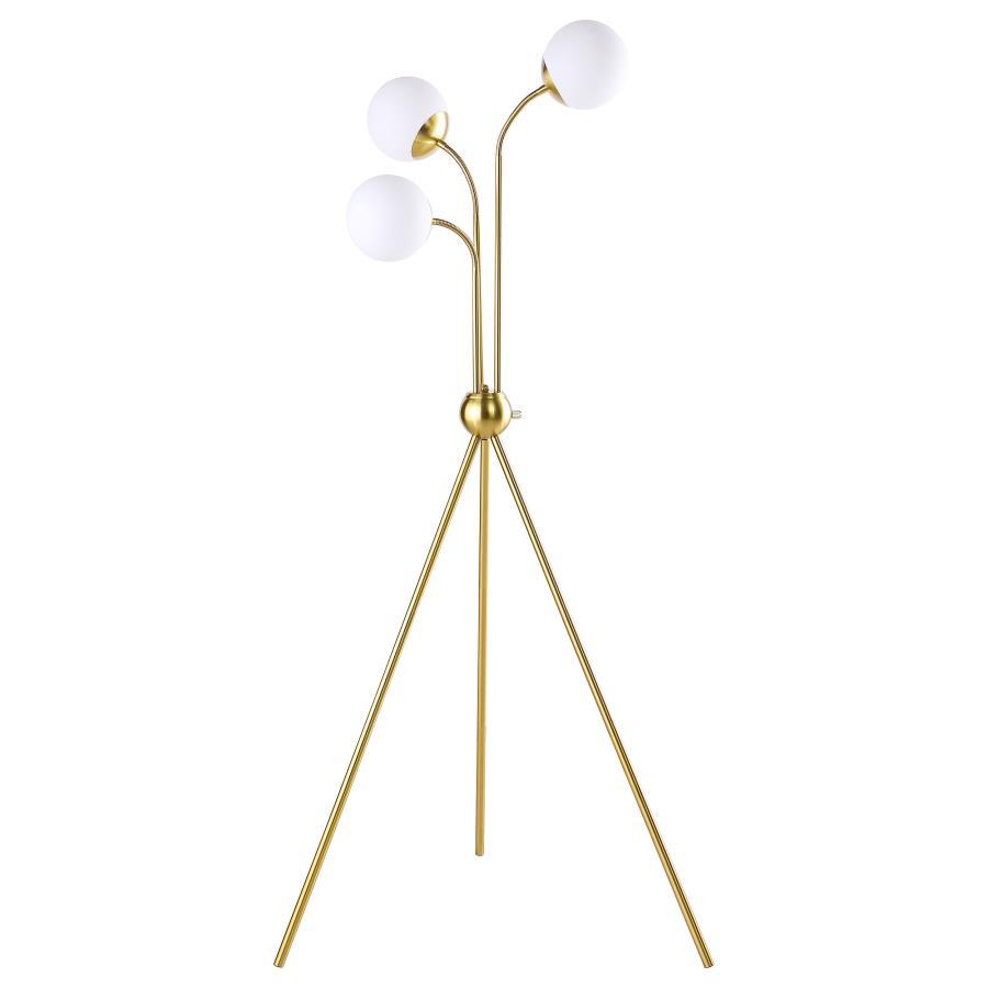 Floor Lamp With Three Legs - Yellow