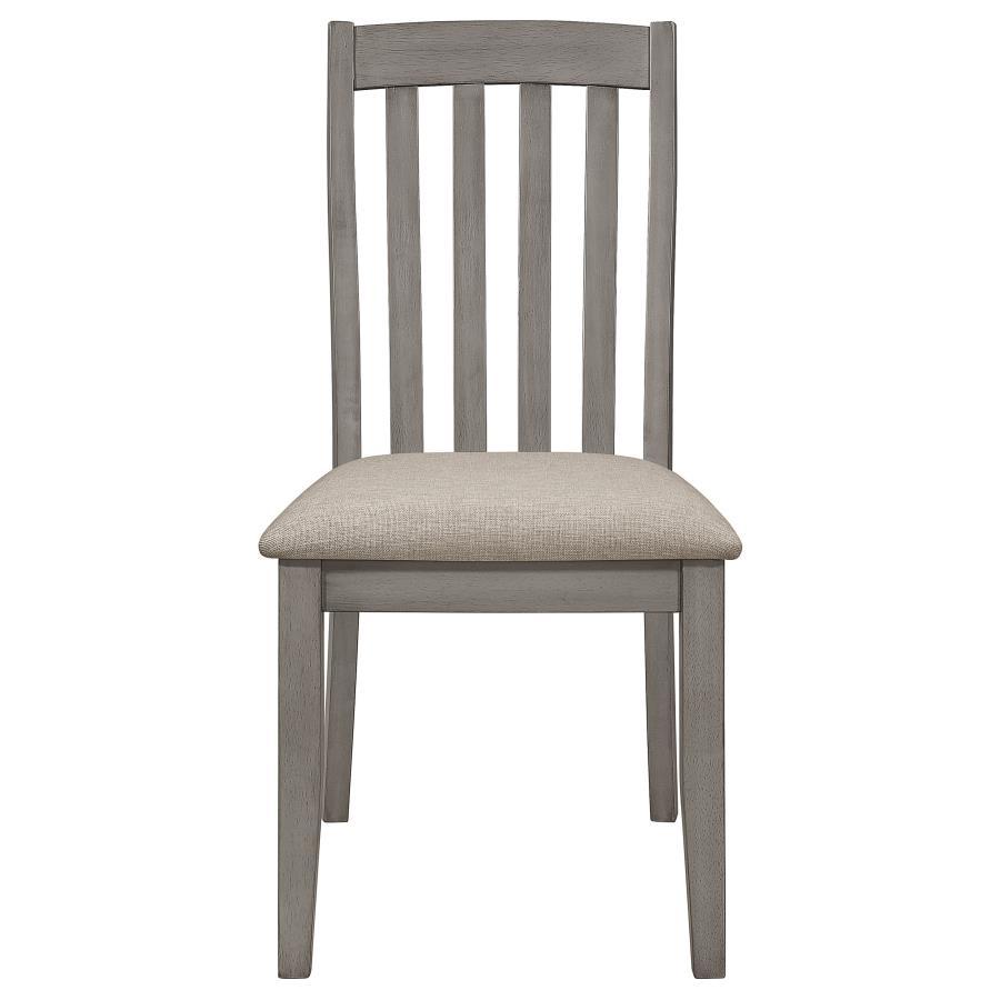 Nogales - Slat Back Side Chairs (Set of 2) - Grey