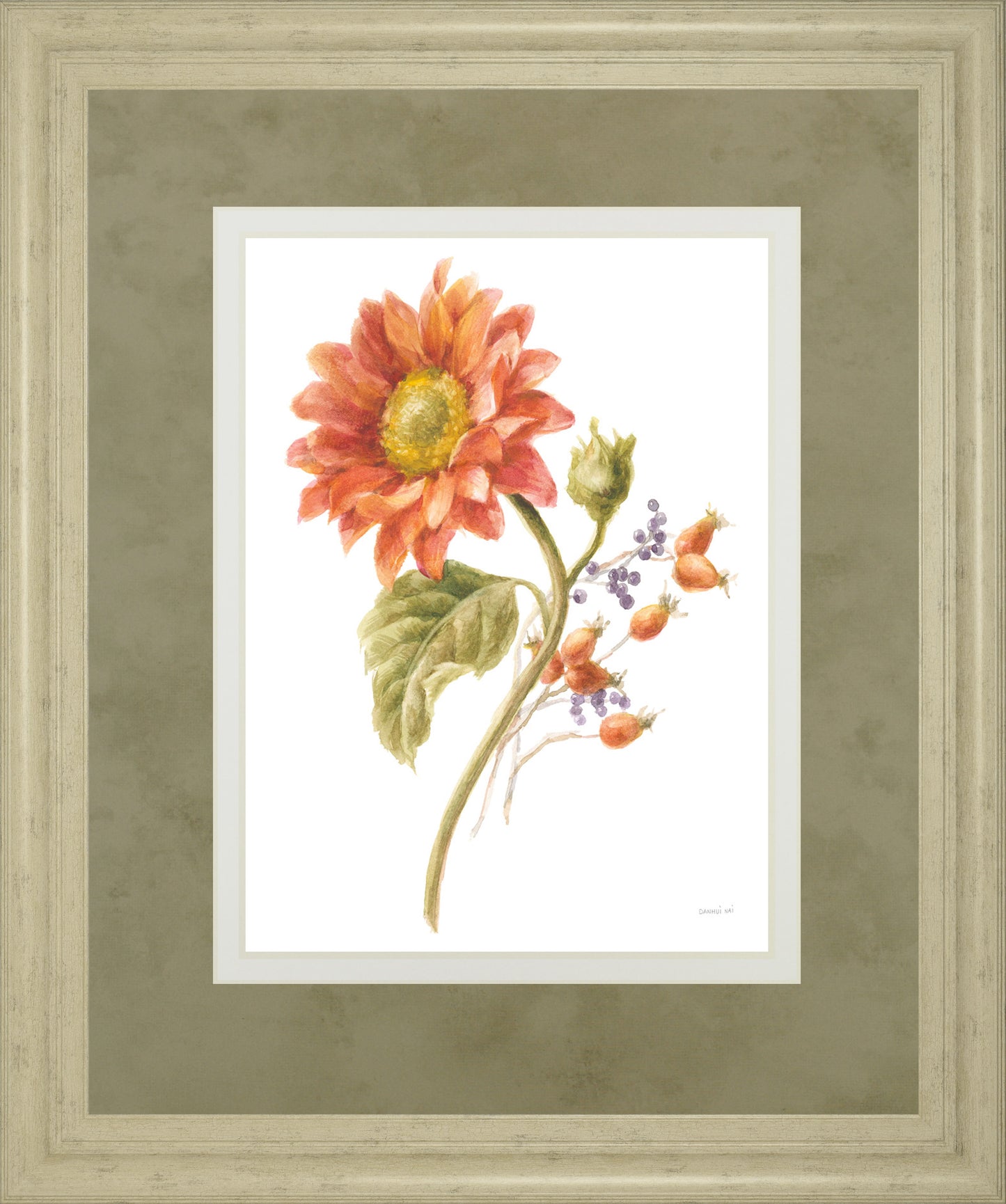 Floursack Autumn II On White By Danhui Nai