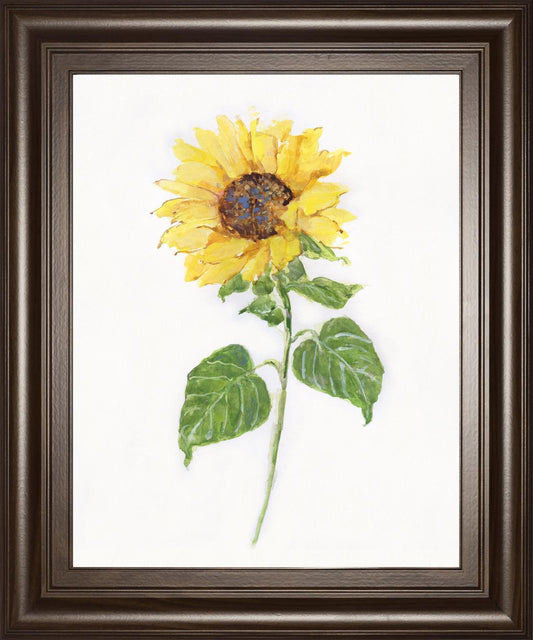 Sunflower II By Sally Swatland 22x26 - Yellow