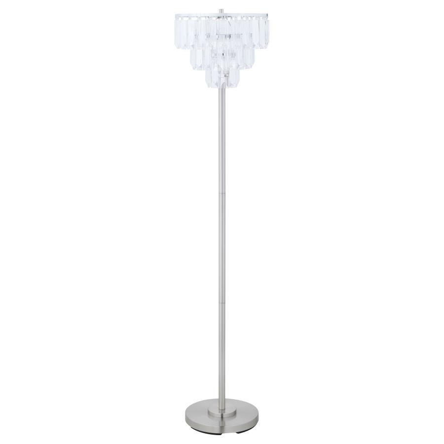 Anya - Metal Base Floor Lamp - White