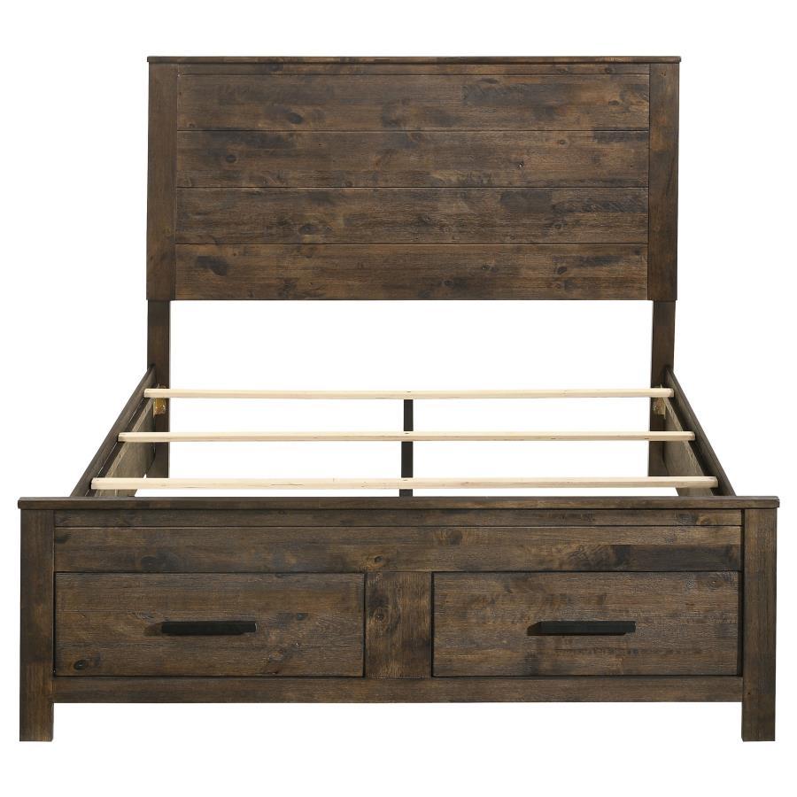 Woodmont - California King Bed - Brown