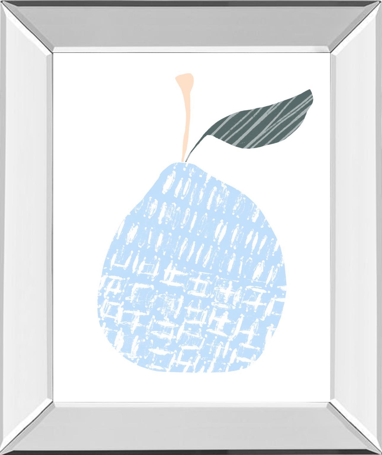 Cut Paper Fruit IV By June Erica Vess - Light Blue