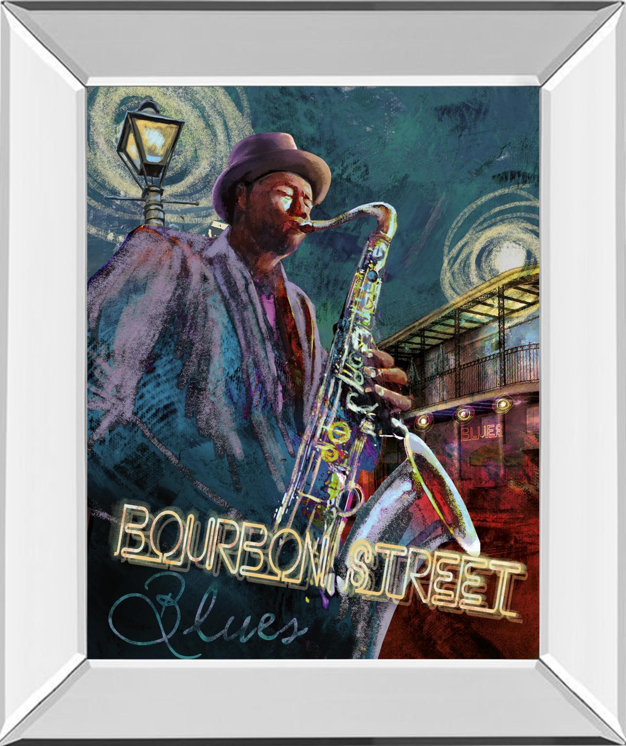 Bourbon Street Blues By Conrad Knutsen - Blue