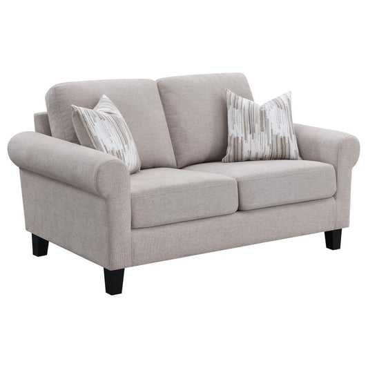 Nadine - Loveseat - Beige