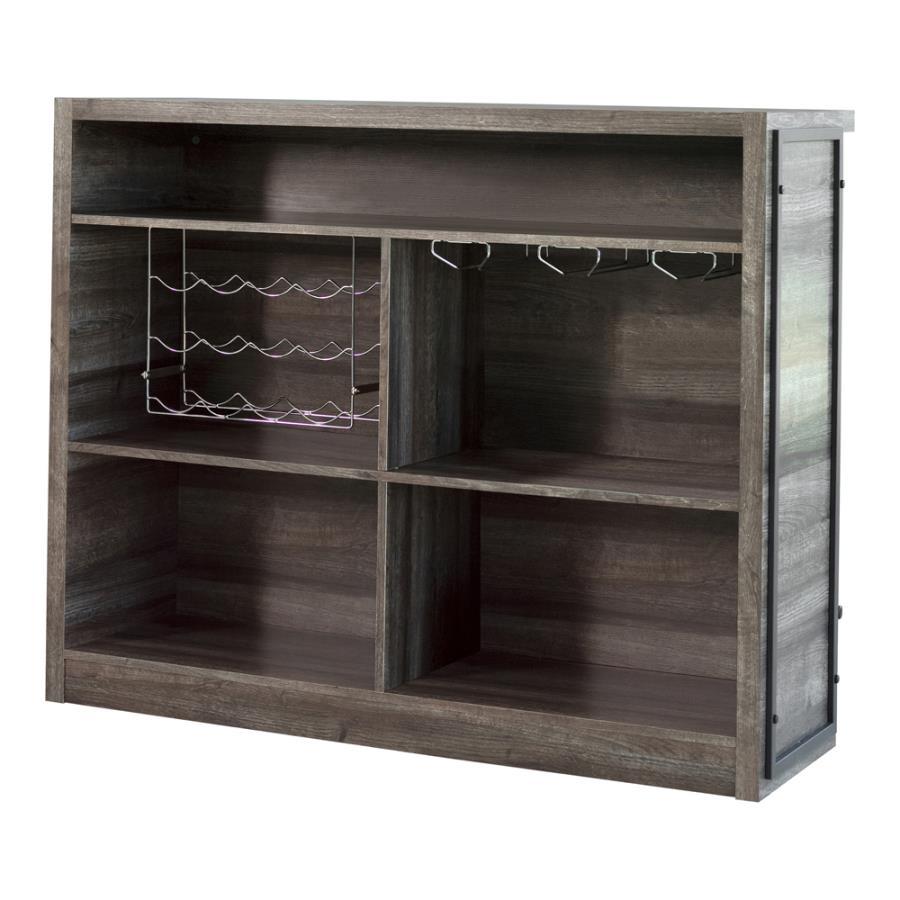 Joe - 5-Shelf Bar Unit - Brown