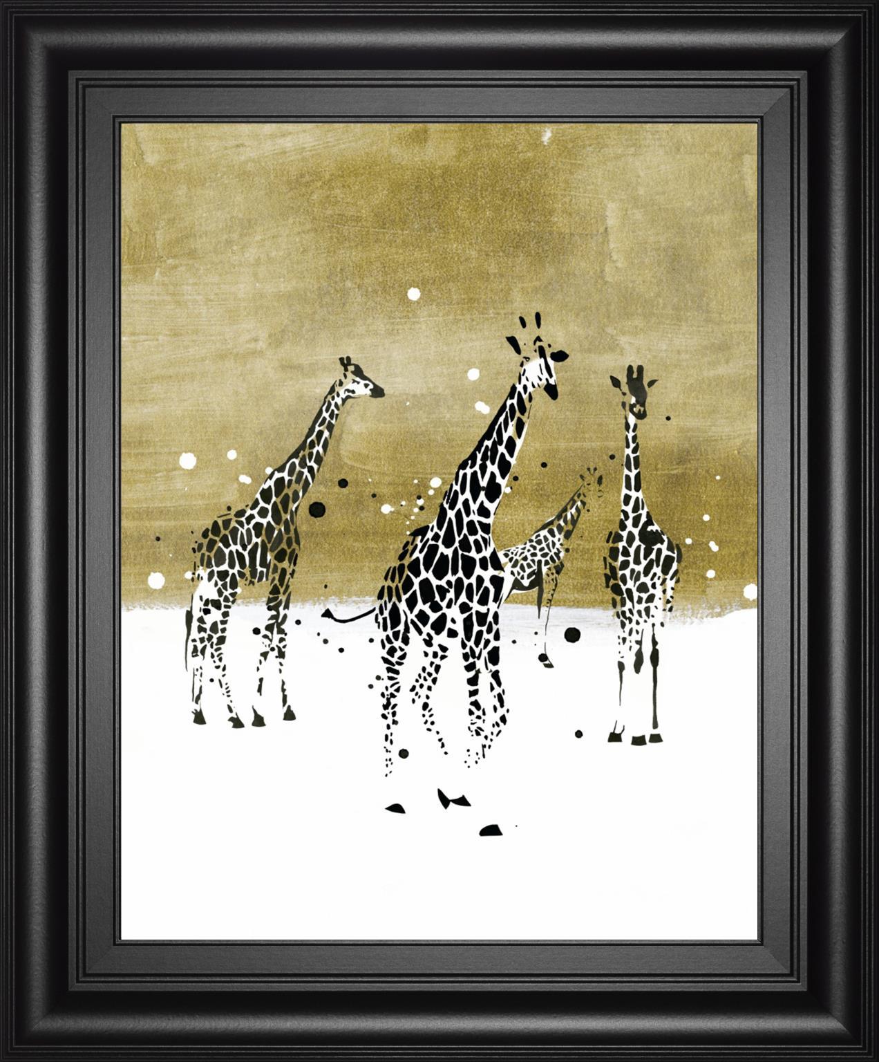 Spotted Giraffe II By Annie Warren 22x26 - Light Brown