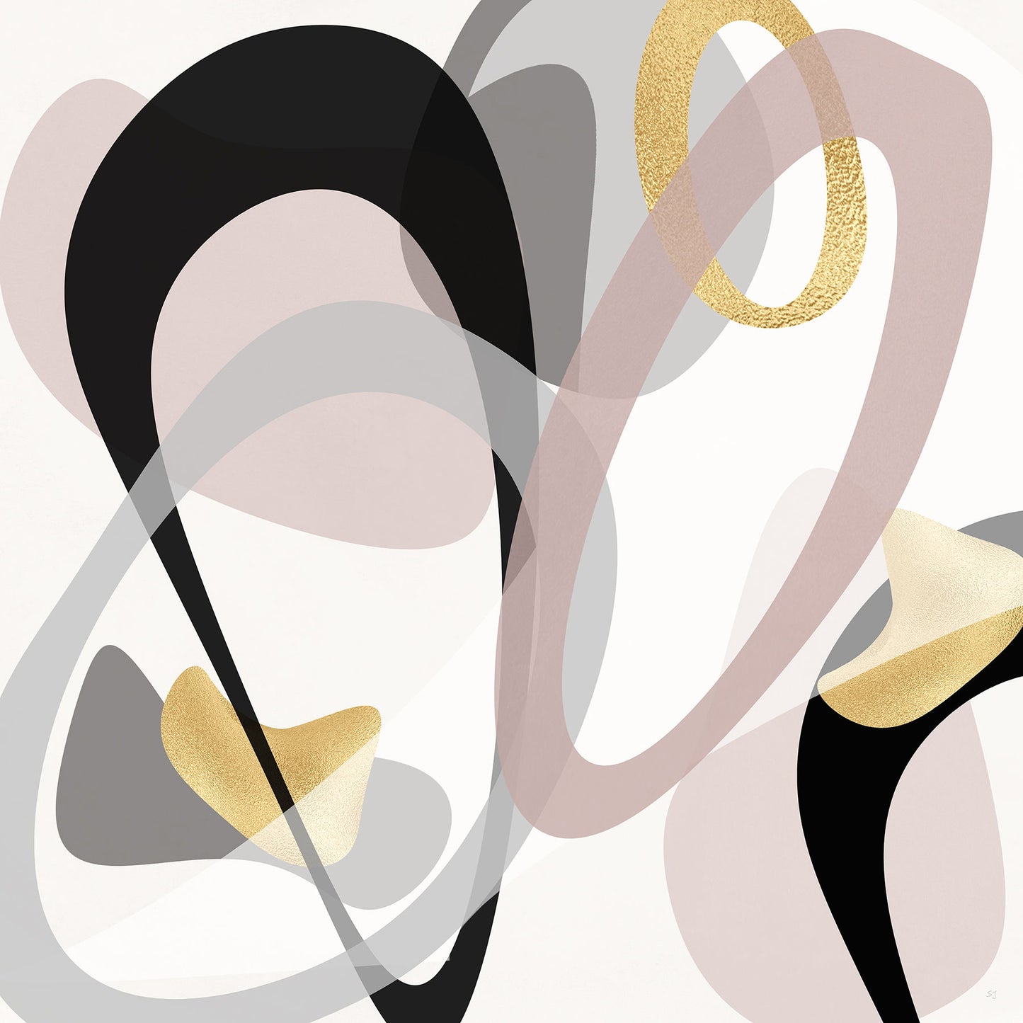 Framed - Tumbled Golden II By Susan Jill