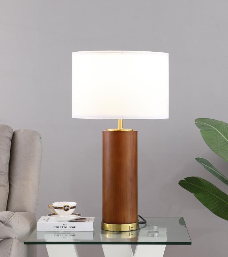 Table Lamp Metal - Dark Brown