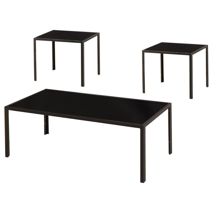 Brock - 3 Piece Table Set - Black