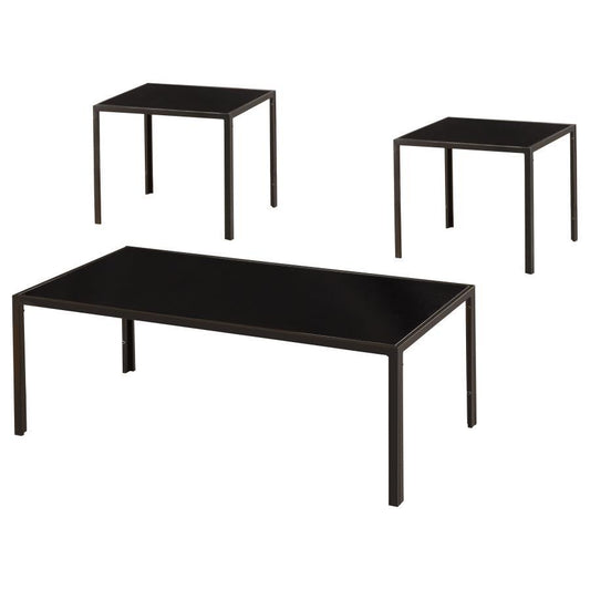 Brock - 3 Piece Table Set - Black