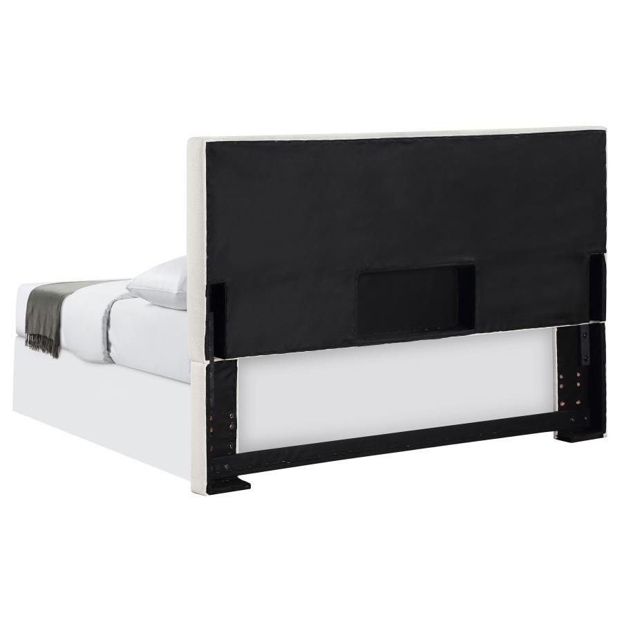 Pirro - King Headboard - White - Fabric