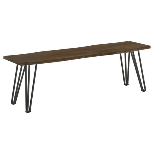 Topeka - Dining Bench - Dark Brown