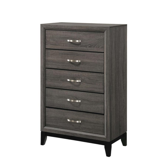 Watson 5-Drawer Chest - Grey