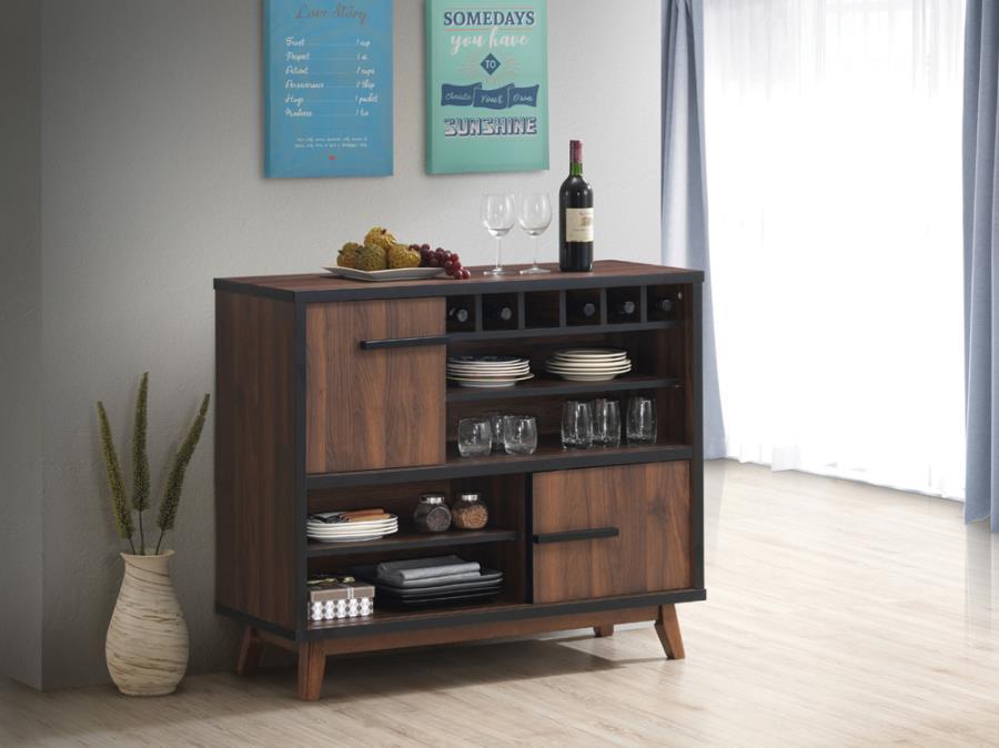 Ezekiel - Wine Cabinet - Brown