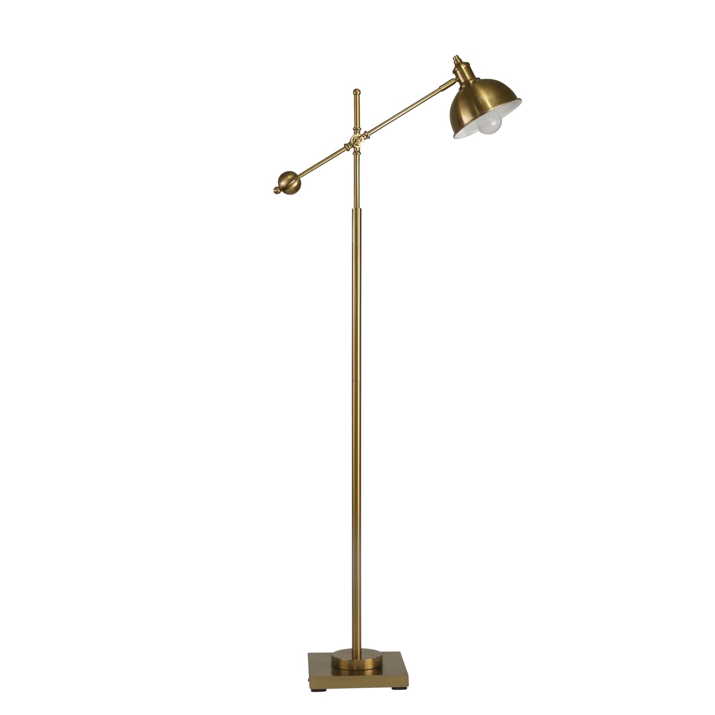 Pivot Arm Floor Lamp - Gold