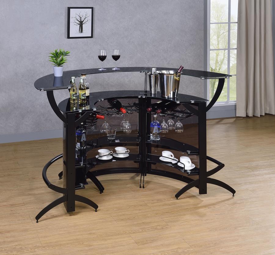 Coaster - 3 Pc. Bar Unit Set