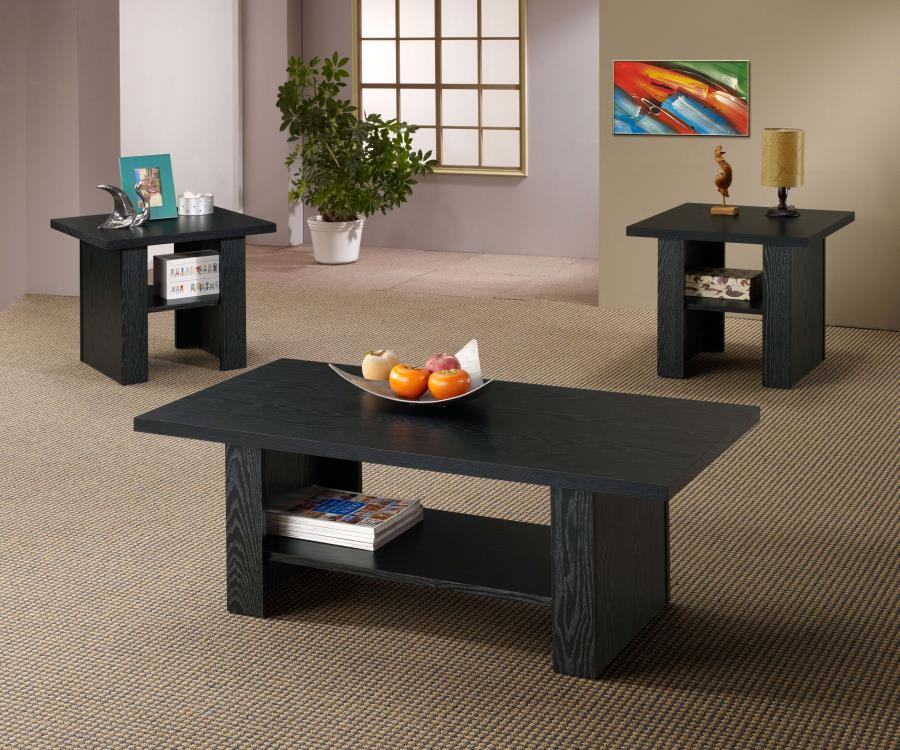 Rodez - 3-piece Occasional Table With Lower Storage Shelf Set - Gray