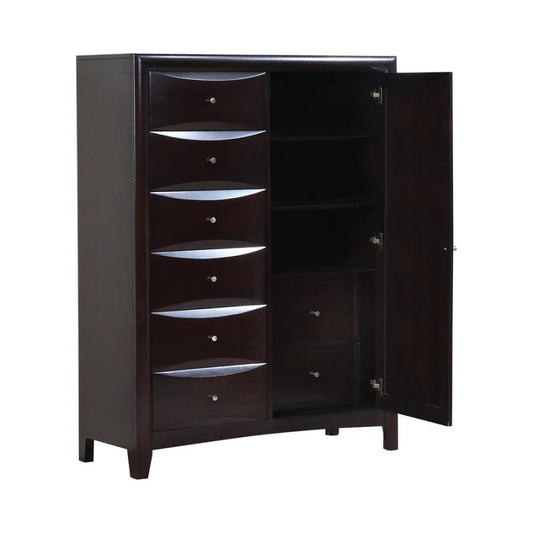 Phoenix - 6-Drawer Man's Chest - Brown