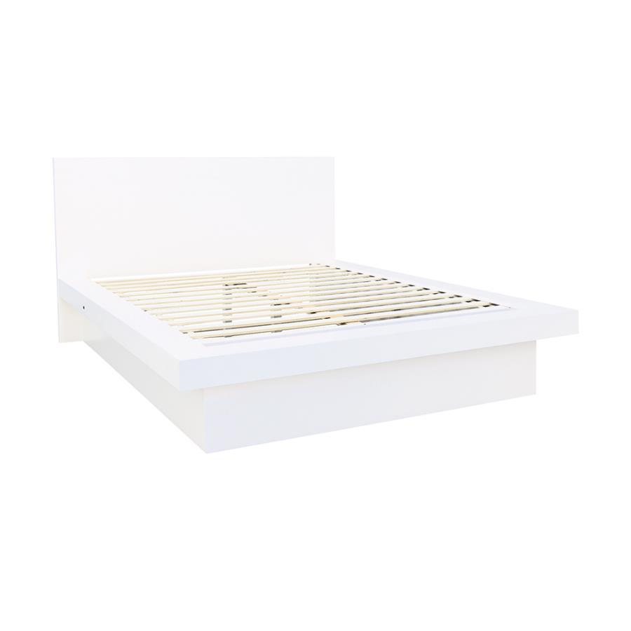 Jessica - Platform Bed with Rail Seating