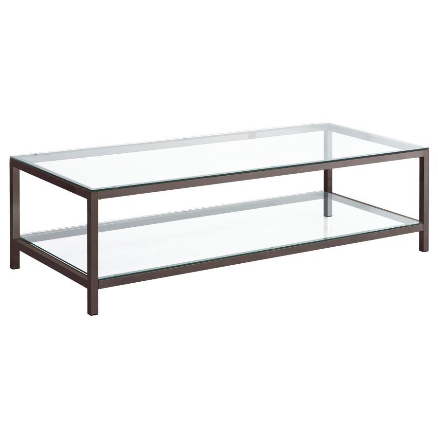 Trini - Coffee Table - Pearl Silver