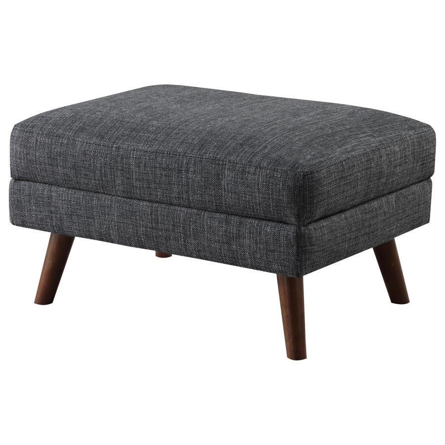 Churchill - Rectangular Ottoman - Dark Grey