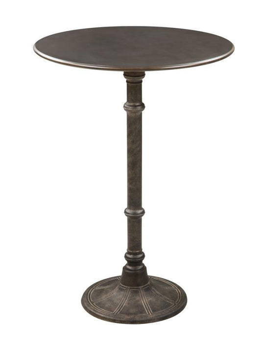 Danbury - Round Bar Table - Brown