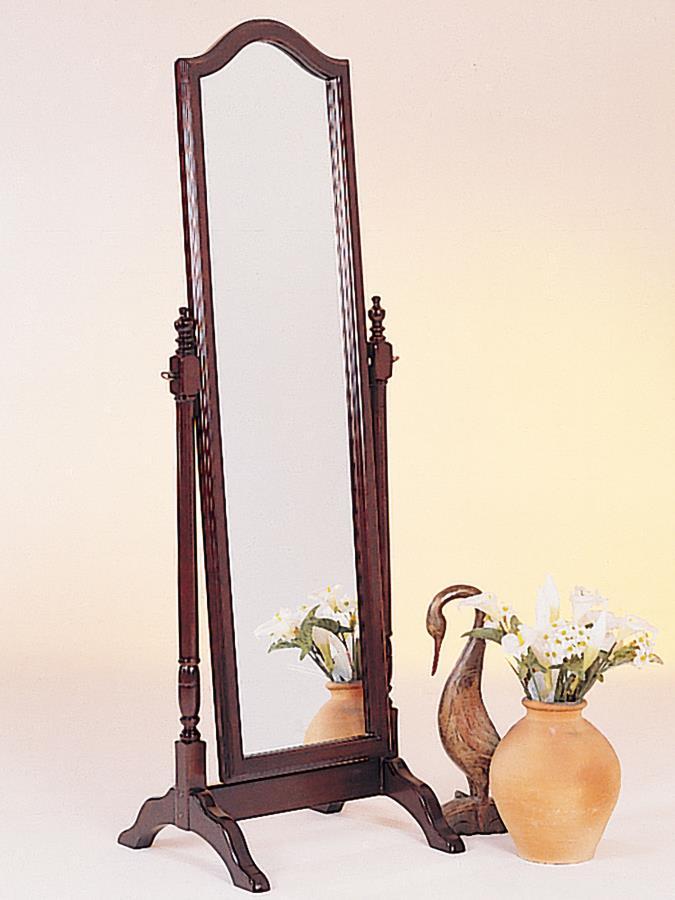 Coaster - Rectangular Cheval Mirror with Arched Top