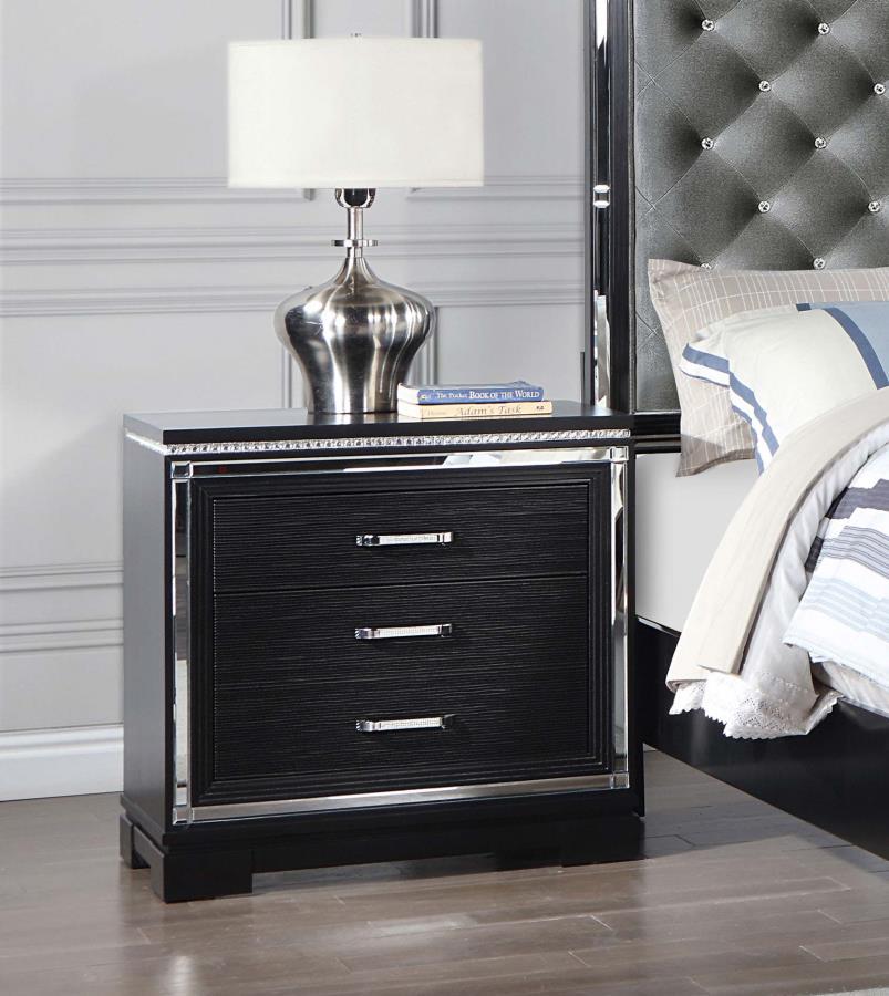 Eleanor - Accent Nightstand Black