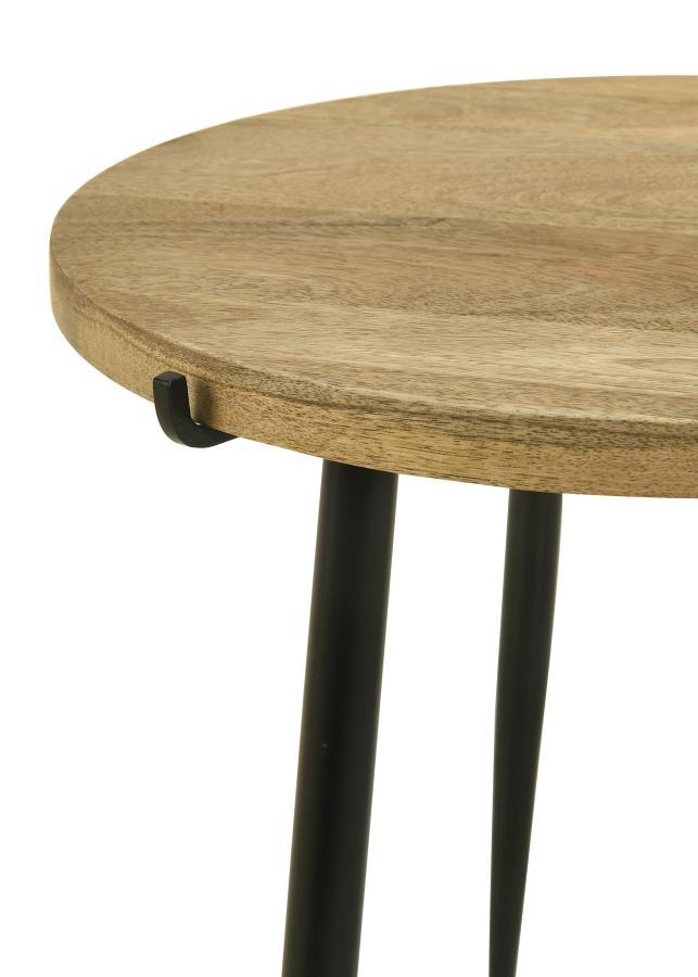 End Table - Natural / Black