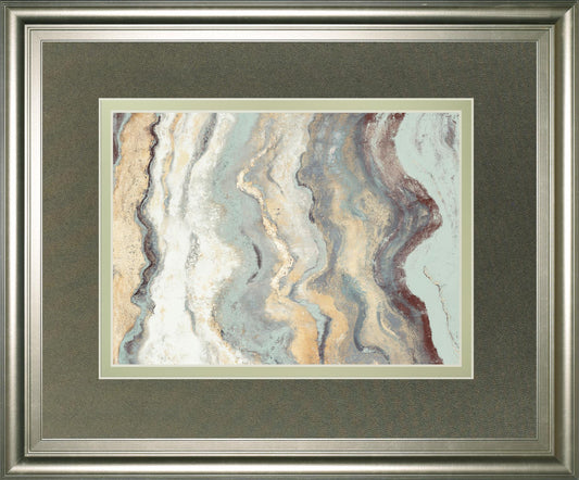 Cool Flow I By PatriciaPinto 34x40 - Pearl Silver