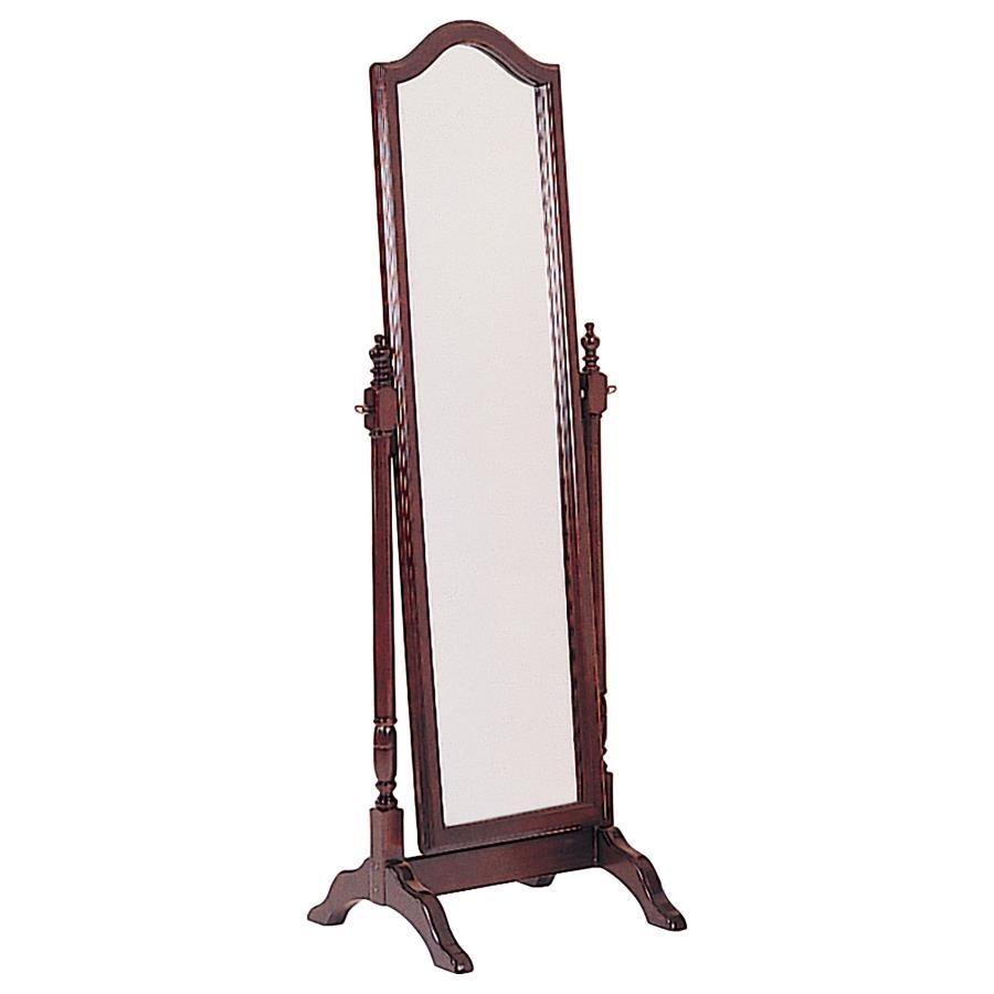 Coaster - Rectangular Cheval Mirror with Arched Top