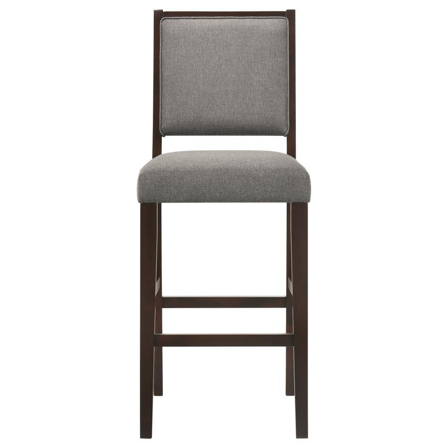 Bedford - Upholstered Bar Stool (Set of 2) - Gray