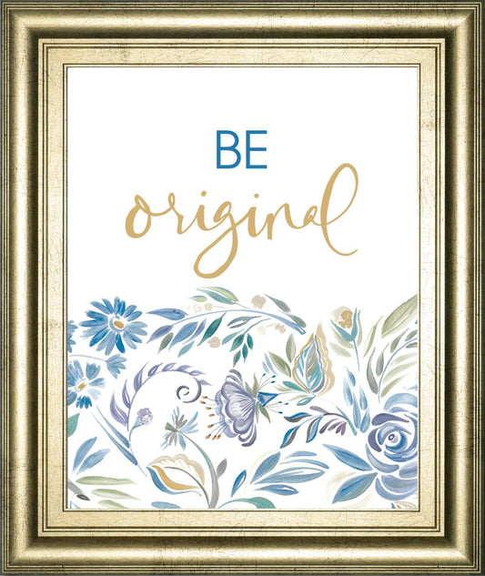 Be Original Floral By AniDel Sol 22x26 - Light Blue