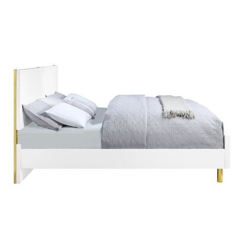 Gaines High Gloss Finish Bed