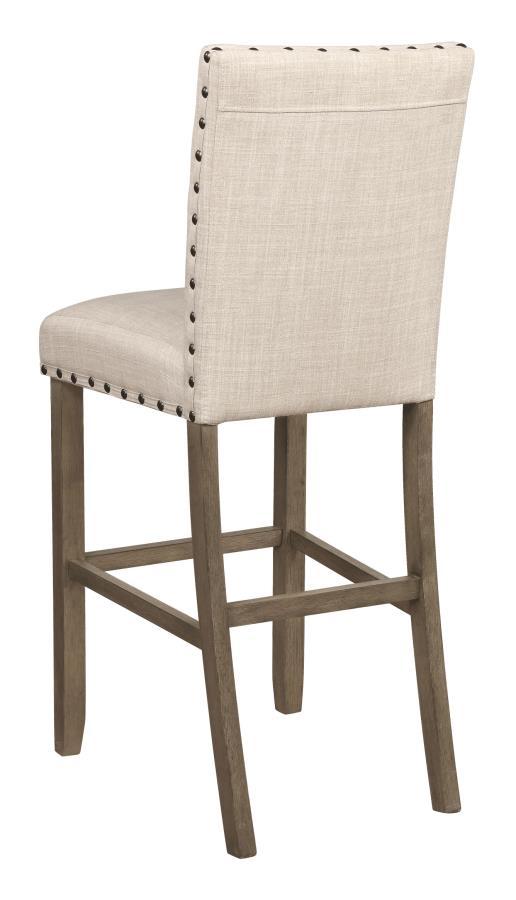 Coaster - Upholstered Bar Stools with Nailhead Trim (Set of 2)