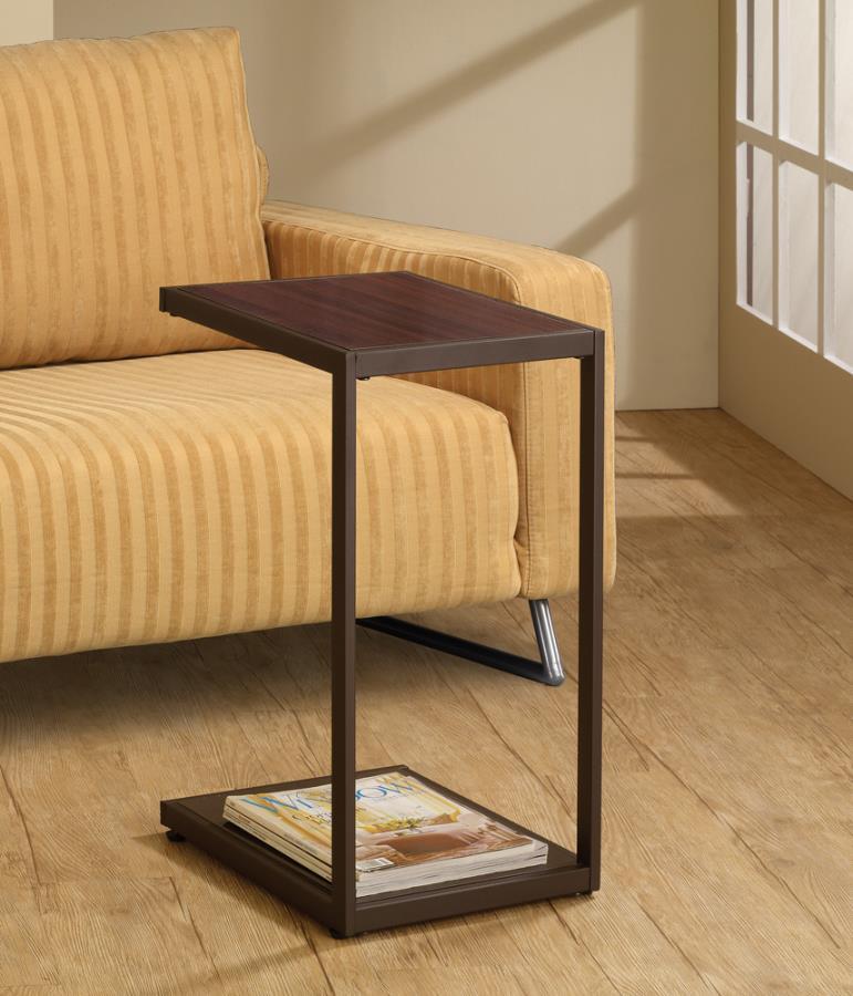 Coaster - Rectangular Accent Table with Bottom Shelf