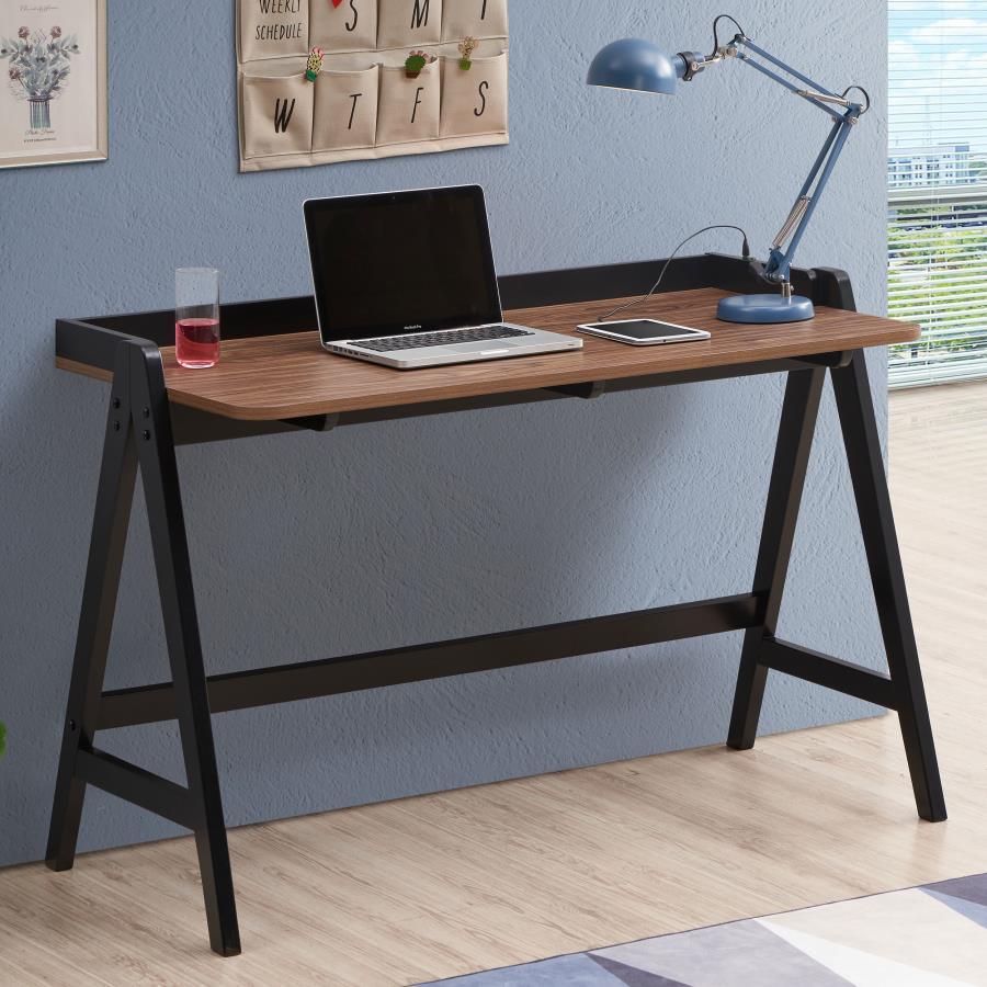 Raul - Writing Desk - Dark Brown