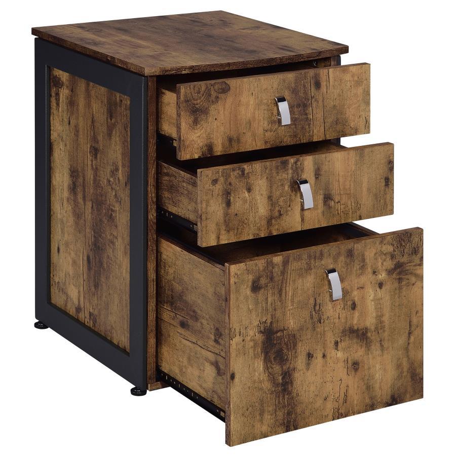 Estrella - Filing Cabinet - Brown