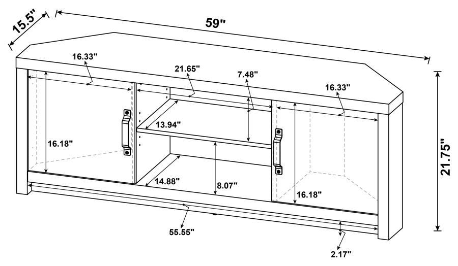 Coaster - Tv Console