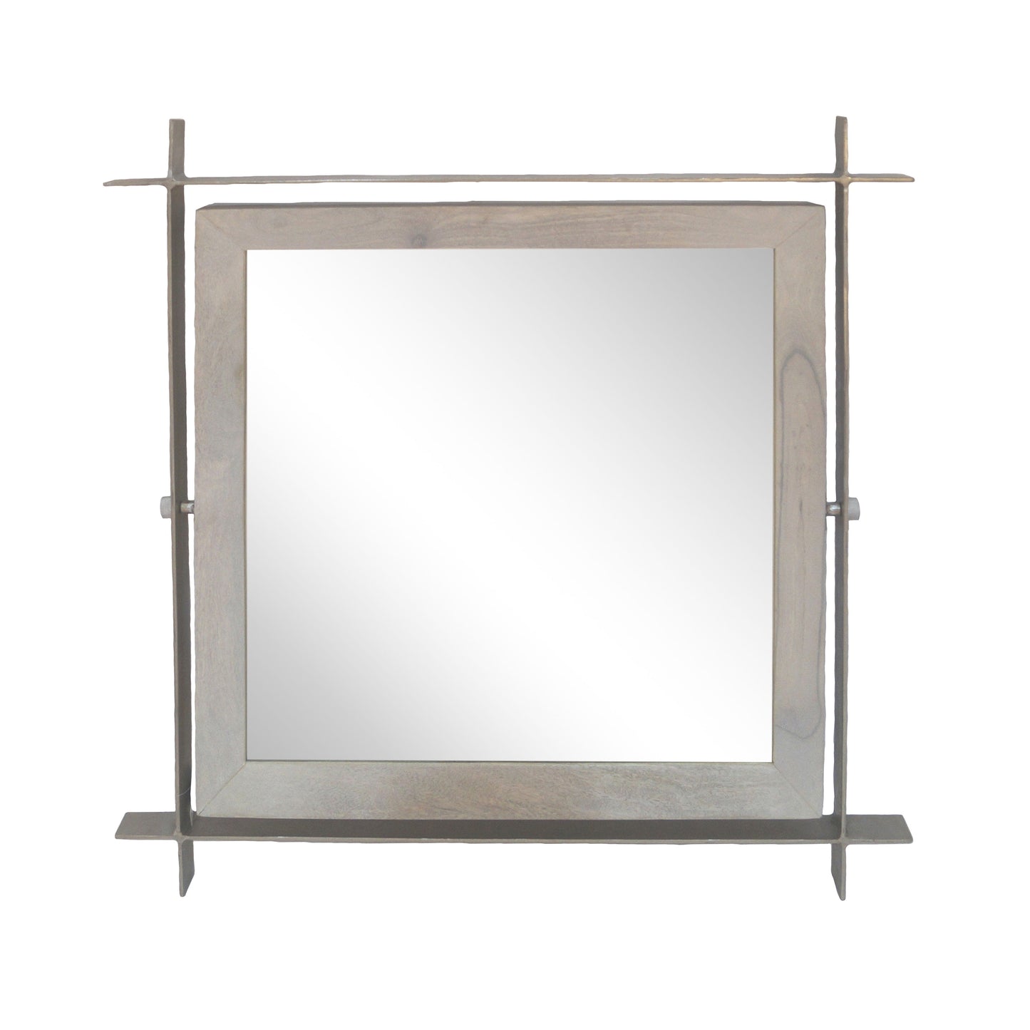 Square Mirror - Silver