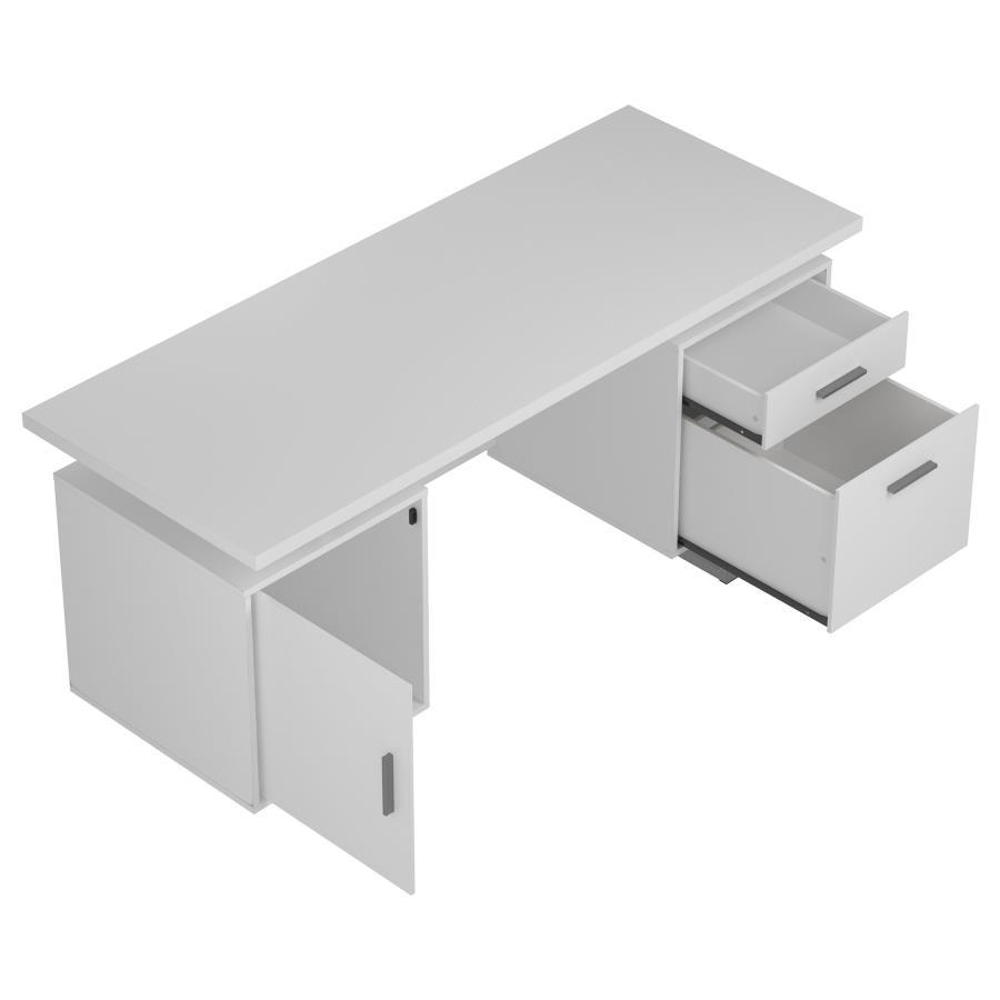 Lawtey - Computer Desk - White