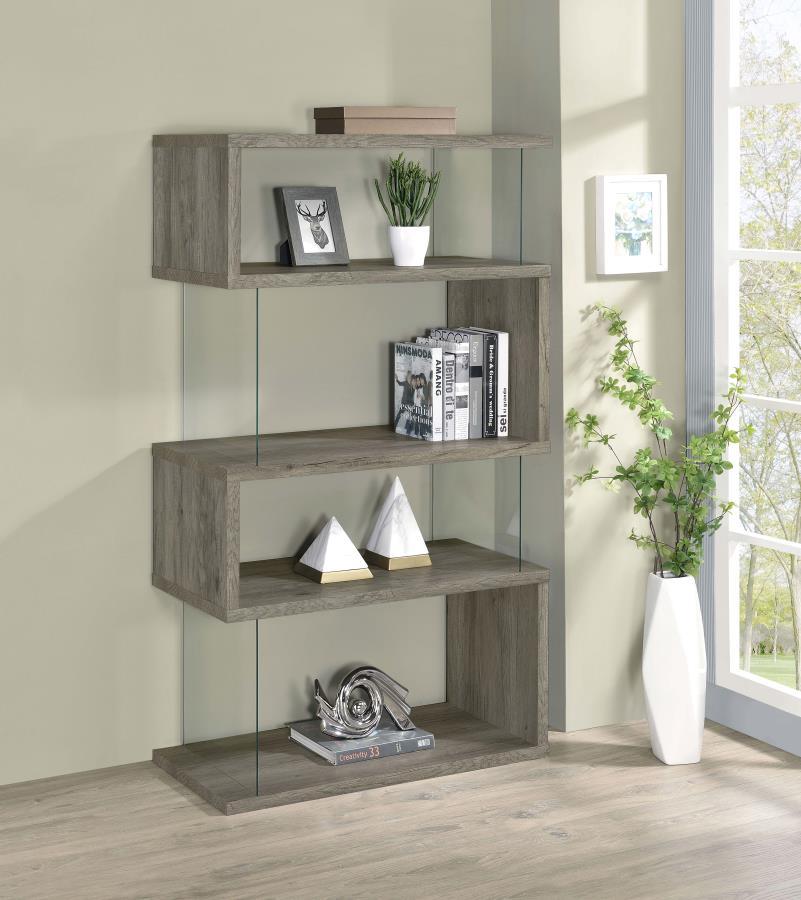 Emelle - Bookcase - Pearl Silver