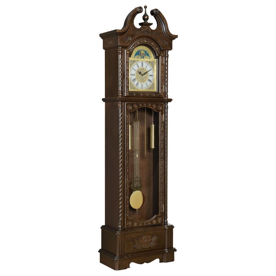 Cedric - Grandfather Clock With Chime - Brown